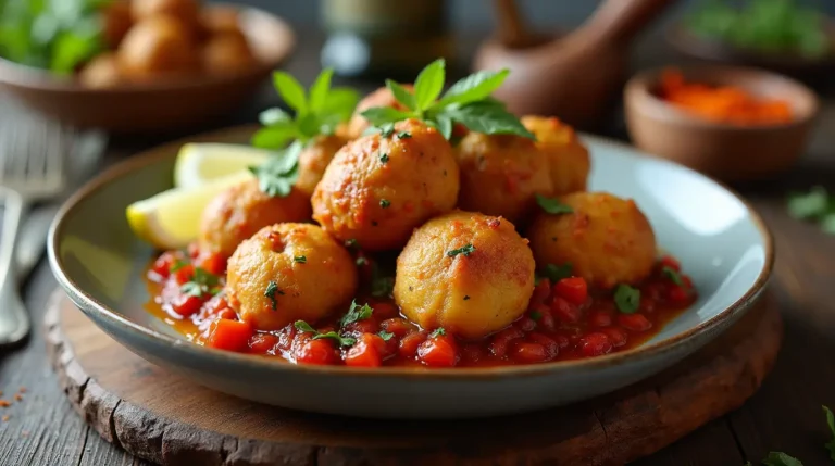 Albóndigas de Pollo en Salsa