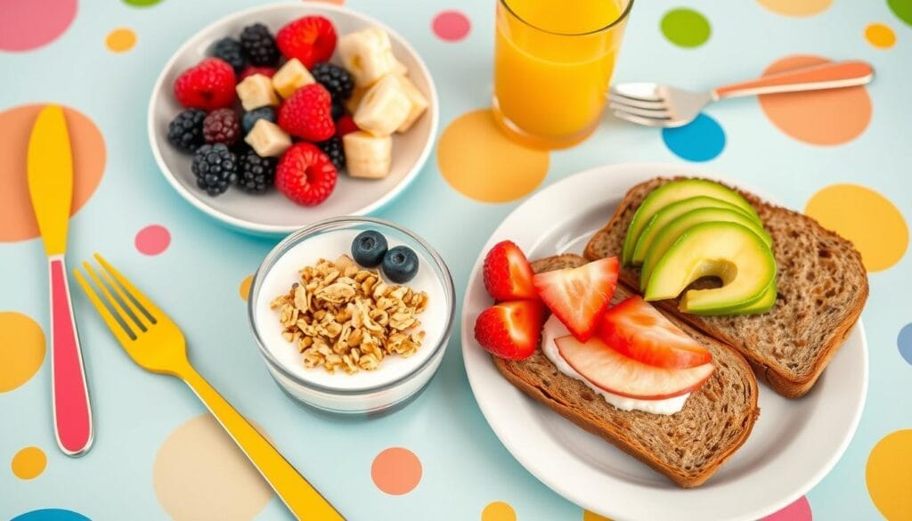 Desayuno saludable para niños