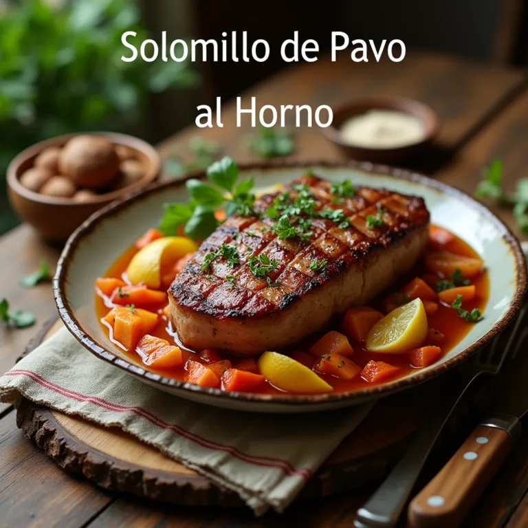 solomillo de pavo al horno