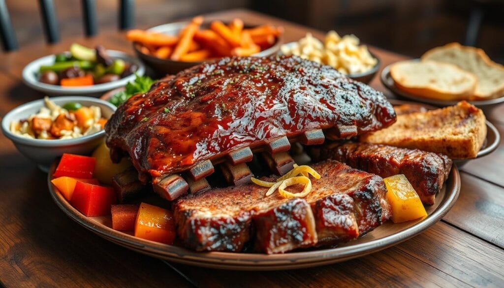 guarniciones costillas al horno