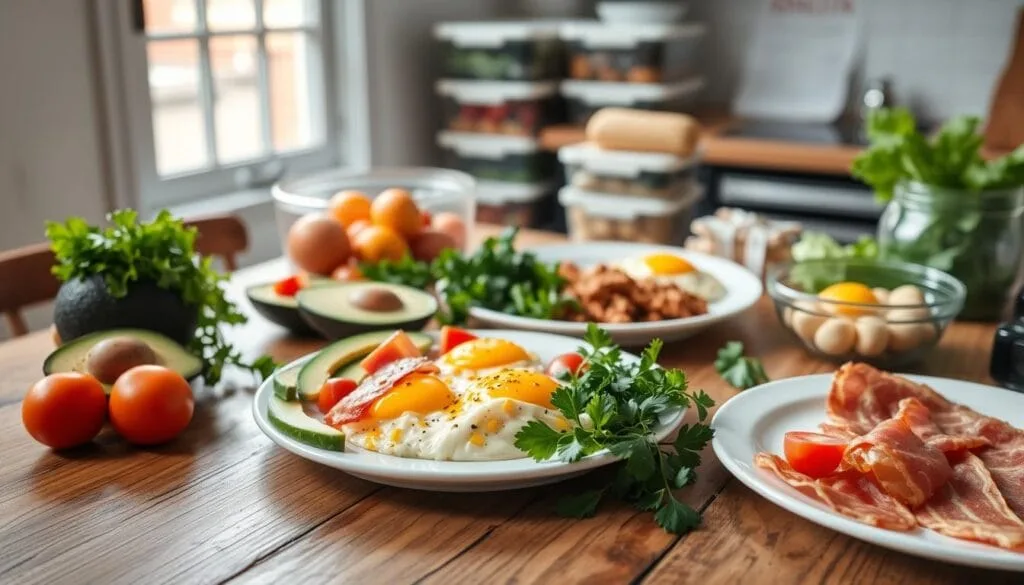 planificación desayuno keto