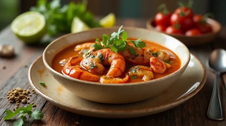 sopa de mariscos española